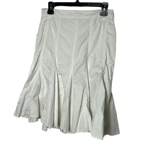 Vintage NWT pleated Swing flare skirt  S.Embroidered,pockets,sheer,Pudding Jeans - Picture 9 of 16